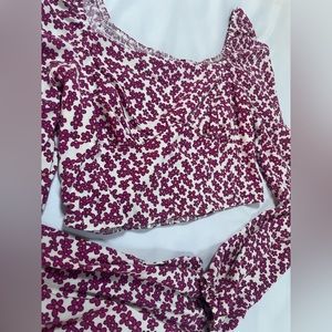 Cropped Floral Top